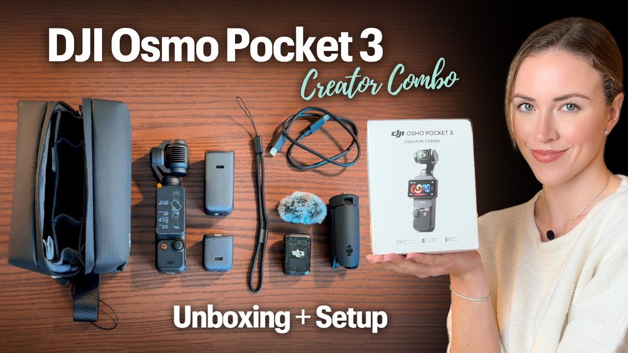 DJI Osmo Pocket 3 Creator Combo Unboxing, Setup + First Use