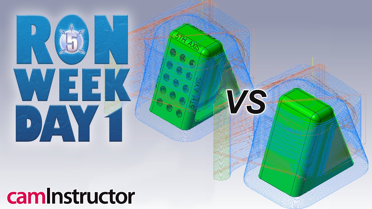 Expert Level Mastercam OptiRough Tips on Day 1 of Ron Week!