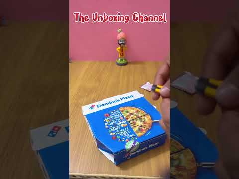 Unboxing Dominos pizza😍 margherita under 109/- only #unboxing #youtube #shorts #pizza #dominos