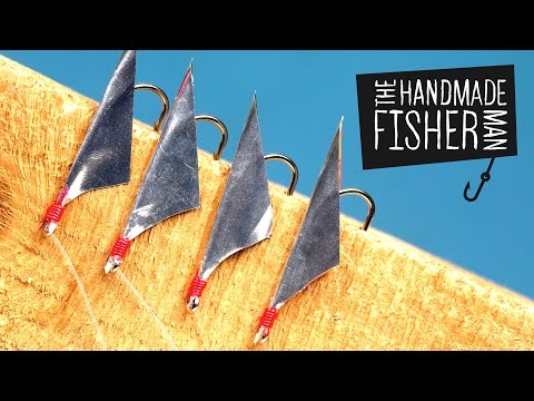 Making a Coffee Packet Mackerel Feather Rig