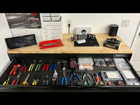 Wiring A StreetCar - Part 1 - NEW TOOLBOX TOUR! Everything needed to wire a Race Car with Holley!!!