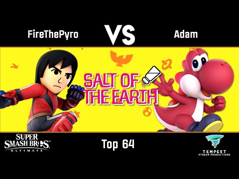 FireThePyro (Mii Brawler) VS Adam (Yoshi) - Top 64 - Salt of the Earth 2