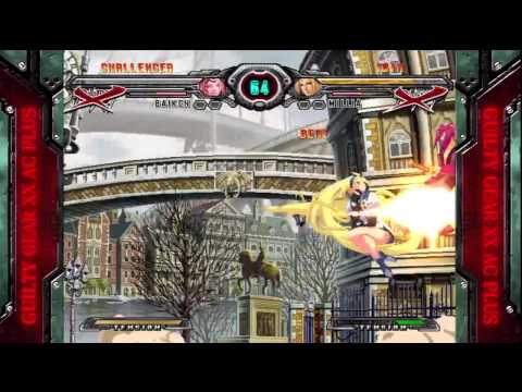 [GGXXAC+] HonkeyKong (Baiken) Vs. Laban (Milia) - 7-27-13
