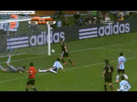 Argentina - Germany (2:0) Klose 68' goal. All rights reserved by FIFA.