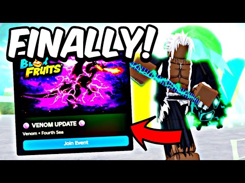 Blox Fruits VENOM REWORK FINALLY! Skull Guitar Rework and Release Date..