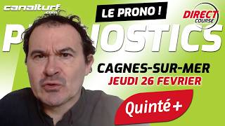 emission video des courses turf pmu du Jeudi 26 février 2026