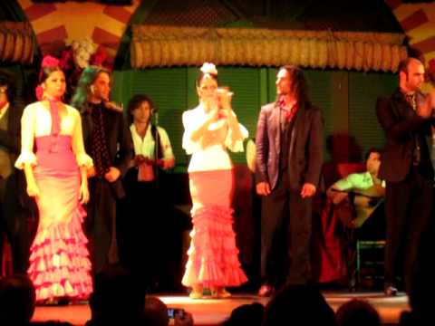 FLAMENCO, at "EL PALACIO ANDALUZ", Seville, Spain (I) (clip)