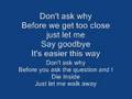Vanessa Hudgens- don't ask why with lyrics