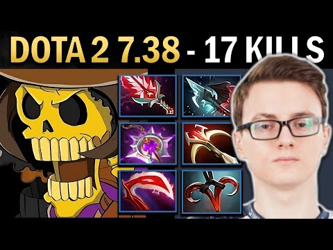 Clinkz Gameplay Miracle with 17 Kills and Bloodthorn - Dota 2 7.38