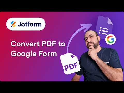 How to convert PDF documents into Google Forms | Jotform Blog