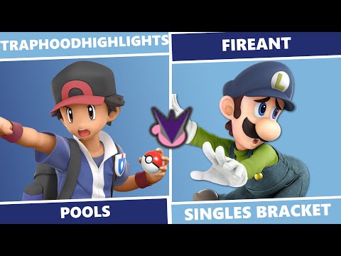 Braced's Bday Bracket: Pools - TrapHoodHighlights (PT) Vs FireAnt (Luigi) SSBU Singles