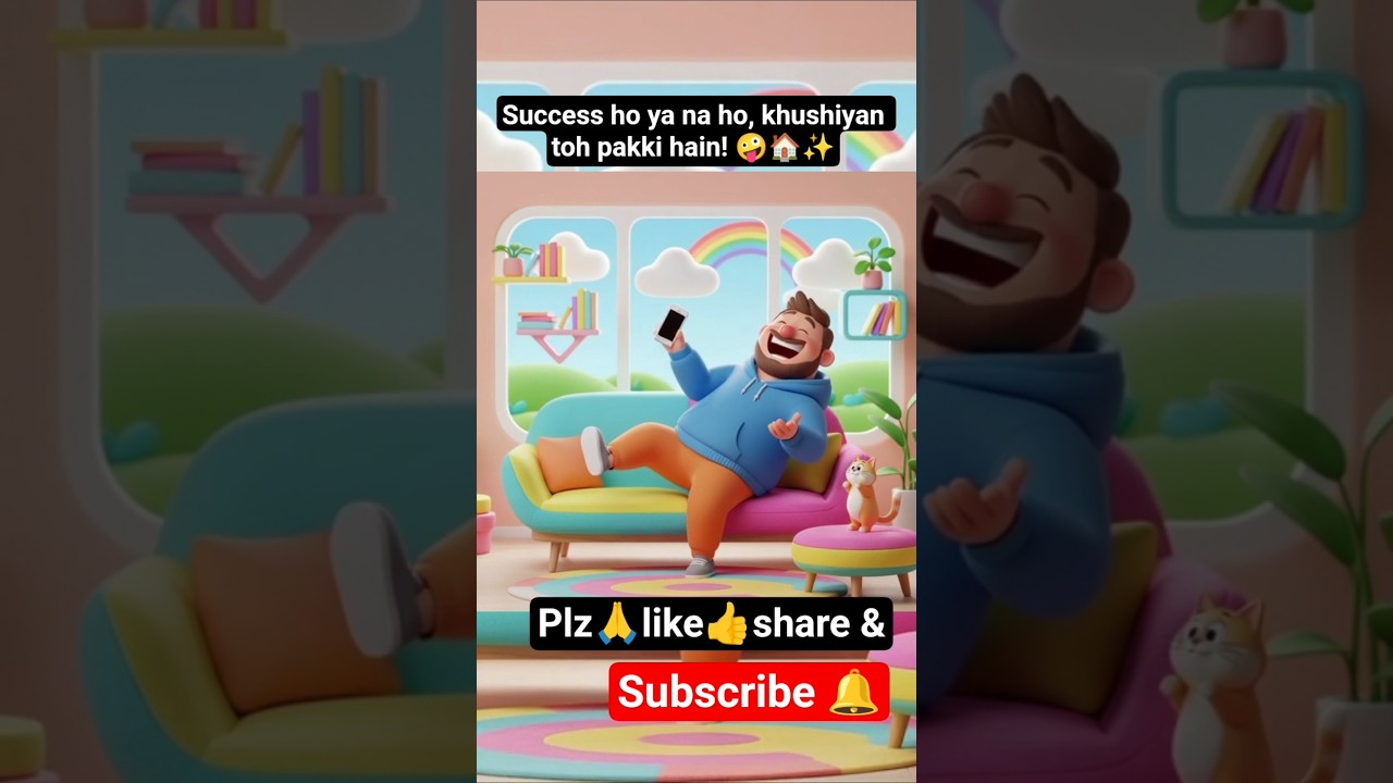 Success ho ya na ho khushiyan toh pakki hain🏡✨#shorts# viralshort#viralvideo #trending #comedy#funny