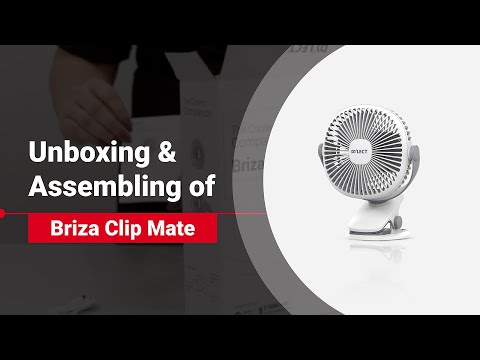 DYLECT - Briza Clip Mate | Portable Fan | Unboxing and Assembly | Think Beyond