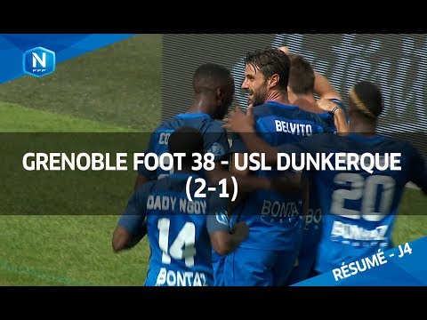 J4 : Grenoble Foot 38 USL Dunkerque (2-1), le résumé