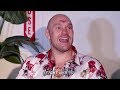 TYSON FURY ADDRESSES CONTROVERSIAL WILDER SCORECARDS IN MORNING PRESS CONFERENCE W/FRANK WARREN