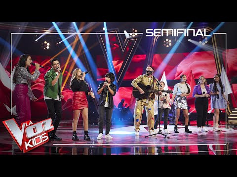 Nil Moliner y los talents de Aitana y David Bisbal cantan 'Libertad' | Semifinal | La Voz Kids 2023