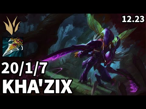 Kha'Zix Jungle vs Elise - EUW Master | Patch 12.23