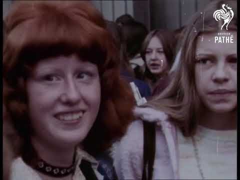 The Osmonds In England  - British Pathe News