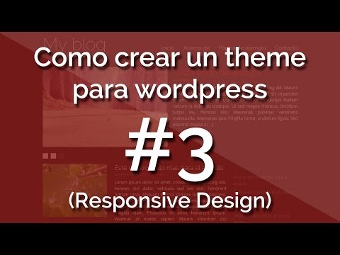 Curso Como crear un theme para wordpress con Responsive Design 1 Introducción