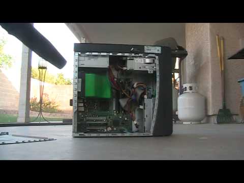 Using a Leaf Blower to Blow Out a Dusty PC (Again)