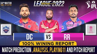 IPL 2022 Match No 34 Fixing Report | Rajasthan vs Delhi | RR vs DC | IPL 34th Match Prediction