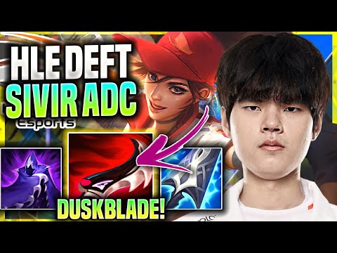 DEFT TRIES SIVIR WITH DUSKBLADE! - HLE Deft Plays Sivir ADC vs Jinx! | Season 11