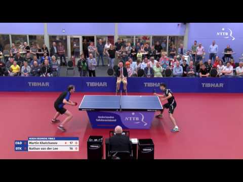 Heren Eredivisie Finale: Martin Khatchanov - Nathan van der Lee
