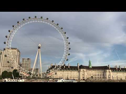 No Copyright Background, London Eye (No Sound, No Music) - Free Stock Video Footage