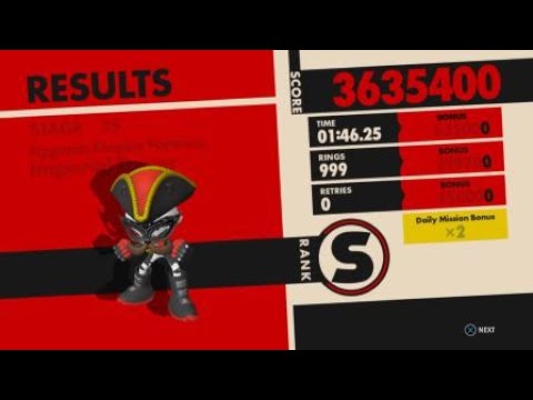 Ring/Honor grinding in Sonic Forces