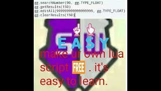 Lua Script Game Guardian Video - how to write create make our own lua script for game guardian it