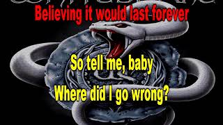 Too Many Tears - Whitesnake (Karaokê Oficial)