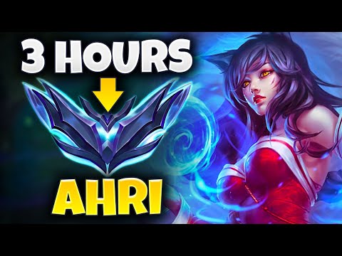 THIS is how you CLIMB to DIAMOND in 3 HOURS...with ONLY Ahri (Season 13)