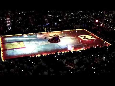 Miami Heat opening night intro continued