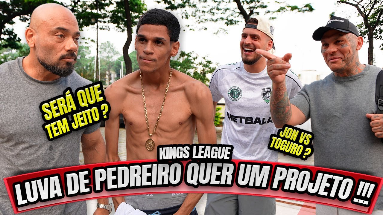 LUVA DE PEDREIRO QUER UM PROJETO - TIME DO TOGURO GANHOU DO TIME DO NEYMAR NA KINGS LEAGUE !