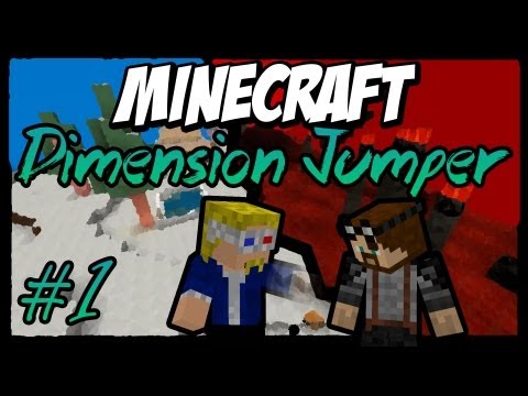 Minecraft: Dimension Jumper Part 1 w/ HershyCo!