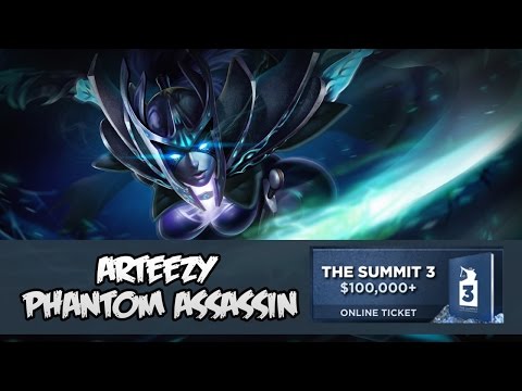 Arteezy (Phantom Assassin) - TEAM SECRET vs. ALLIANCE @ The Summit 3