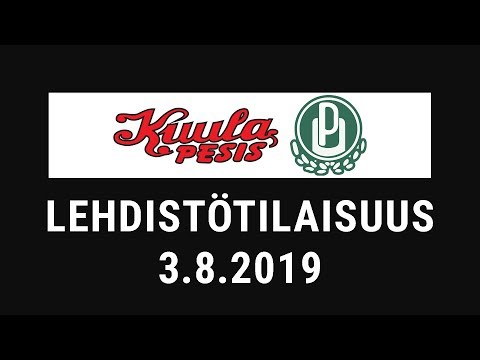 Lehdistötilaisuus: Kuula - PöU 3.8.2019