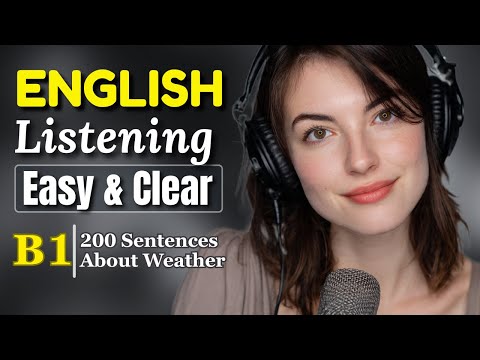 Intermediate English Practice | 200 Sentences About Weather | Learn English with Podcast