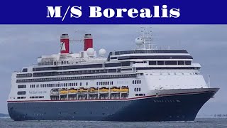 cruise ship M/S Borealis arriving to Tallinn