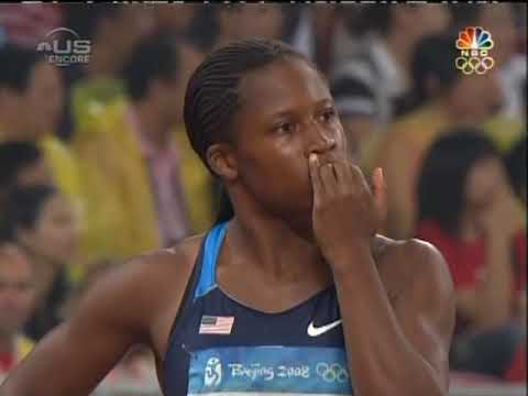 2008 Olympics Women's 4x100m Semifinal Heat1