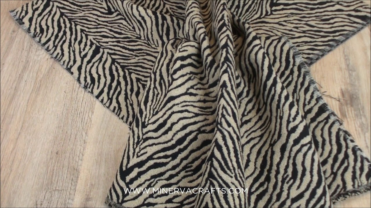 Zebra Tapestry Woven Home Fabric