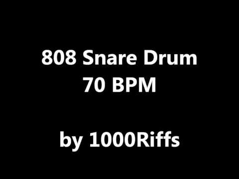 808 Snare Drum : 70 BPM - Beats Per Minute