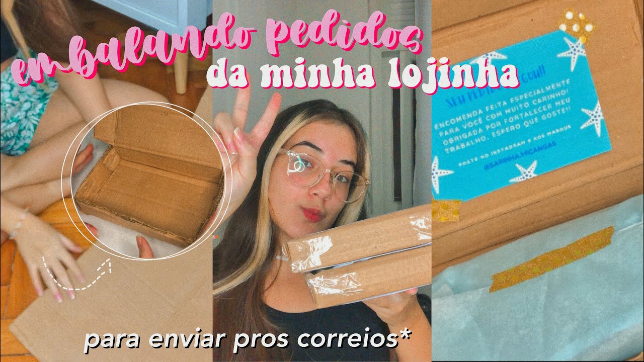 como embalo os pedidos da minha loja de miçangas (tamanho da caixa, material...) - Sara Quintino