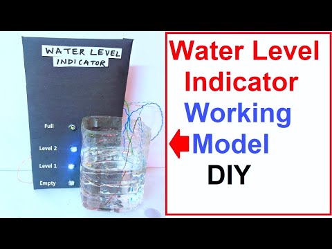 water level indicator alarm working model inspire science project diy howtofunda craftpiller