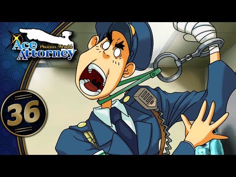 Phoenix Wright: Ace Attorney | Officer Meekins Detained! | Part 36 (Switch, Let's Play, Blind)