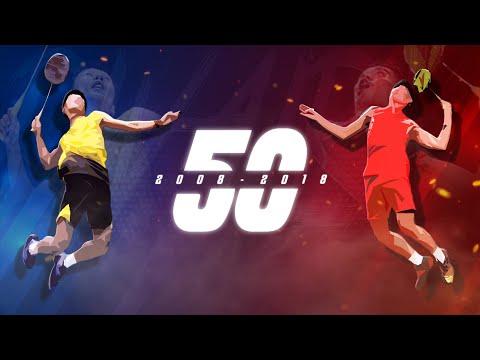 Lin Dan vs Lee Chong Wei Top 50 Plays | 2008-2018 | Badminton Rallies