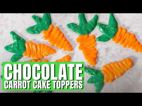 How to Make Chocolate Toppers That Perfectly Complement Carrot Cake