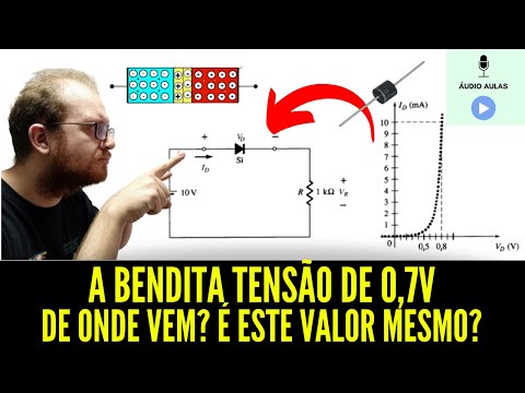 A Mentira PRÁTICA dos 0,7V do Diodo de Silício - Entenda a Verdade - Eletrônica Fácil