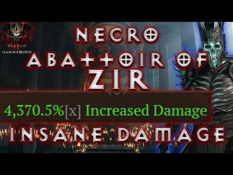 Best Necro Paragon Boards For Abattoir of Zir S2 | Diablo 4 Season 2 Necromancer Build Tier 100 NMD
