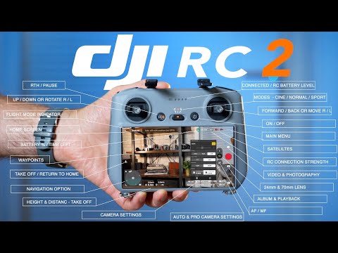 DJI RC 2 User Manual Tutorial: Mini 4-5 Pro - Air 3 - Air 3s - NEO 2